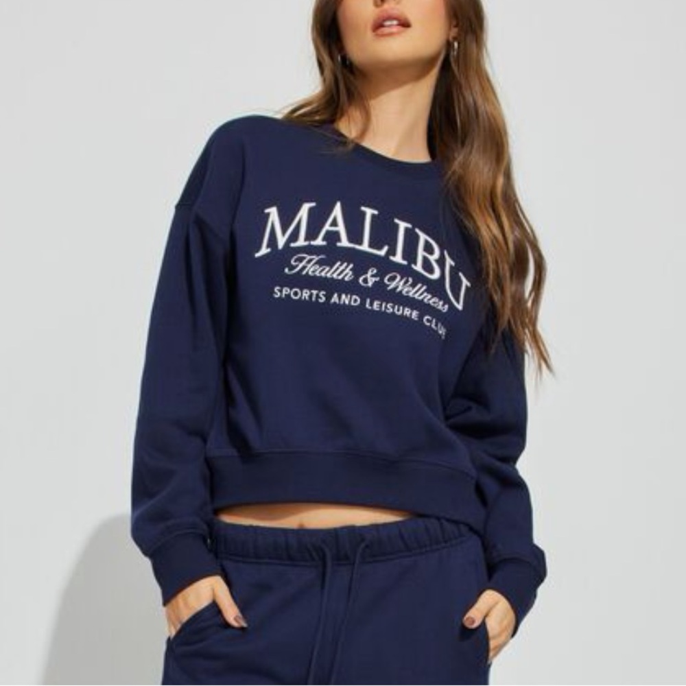 Navy Malibu Sweatshirt